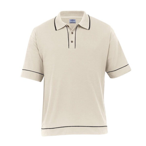 Retro Waffle Polo - Mens