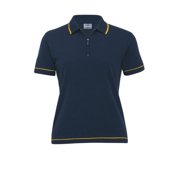 Retro Waffle Polo - Womens