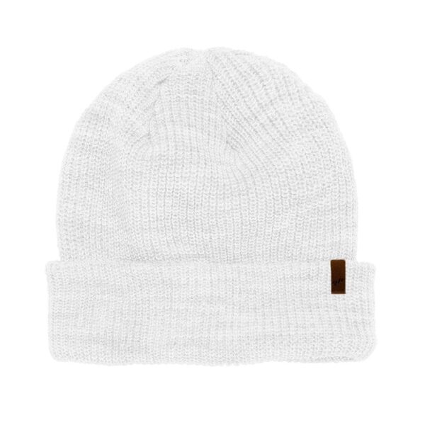 Waffle Beanie - White