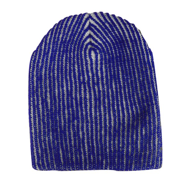 2 Tone Beanie - Royal/White