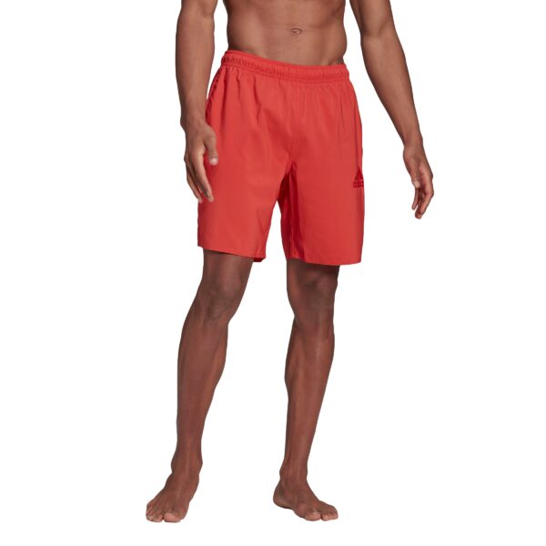 Solid Swim Shorts - Red