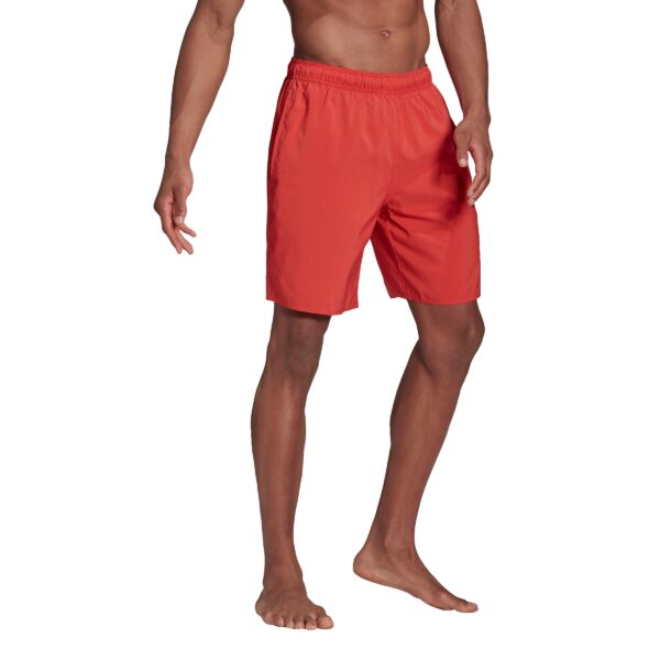 Solid Swim Shorts - Red