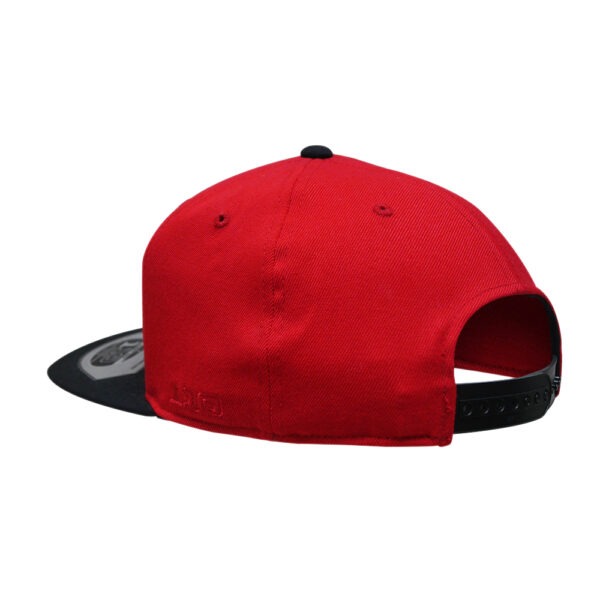 110 Swiss Red/Black Flat Peak