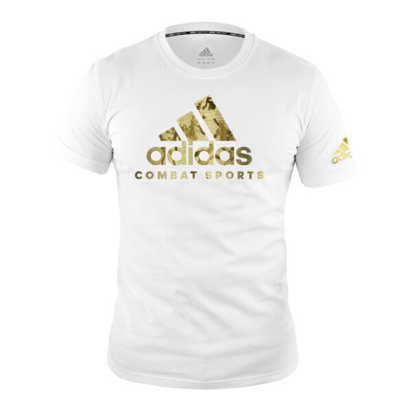 Combat Sports Tee - White/Gold