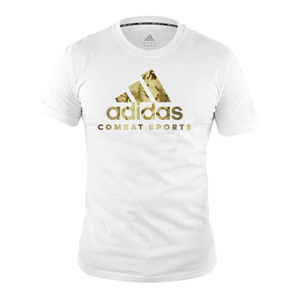 Combat Sports Tee - White/Gold