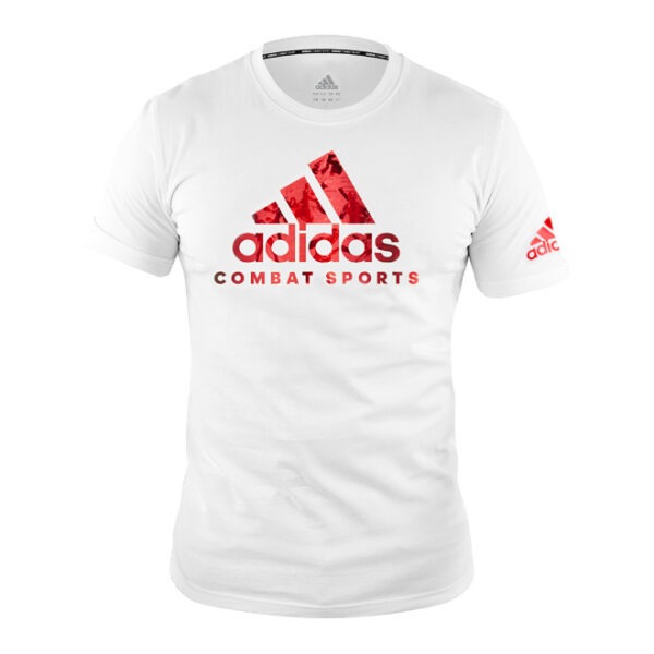 Combat Sports Tee - White/Red