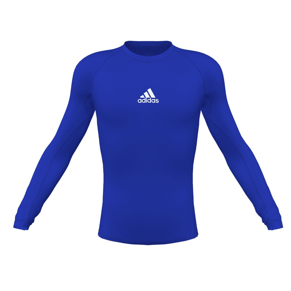 Youth Techfit Longsleeve Compression Top - Royal