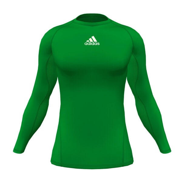 Techfit Longsleeve Compression Top - Green