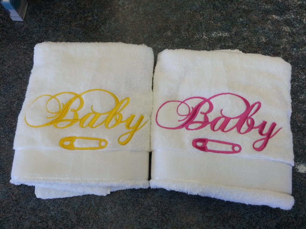 custom embroidered towels