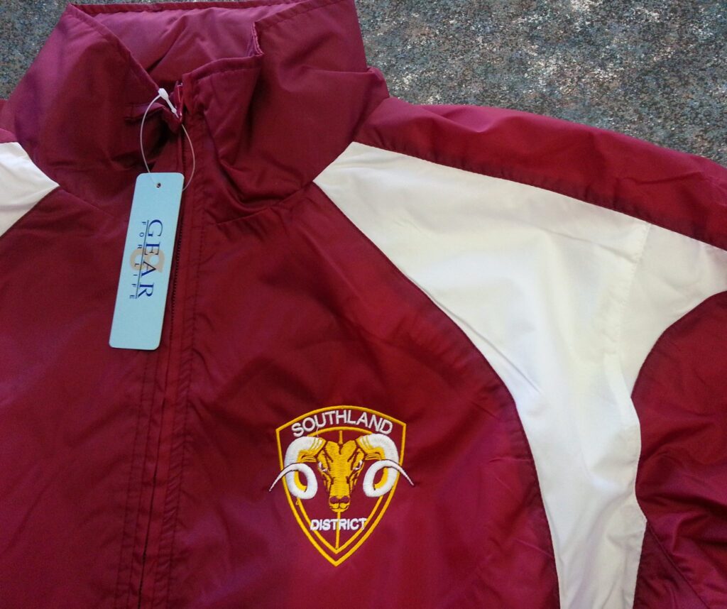 sportswear custom embroidered jacket