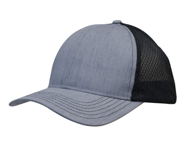 Brushed Poly Cotton with Honeycomb Mesh Cap