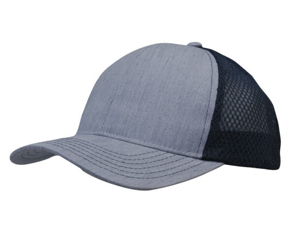 Brushed Poly Cotton with Honeycomb Mesh Cap