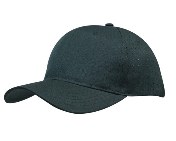 Breathable Poly Twill with Circle Perforations Cap