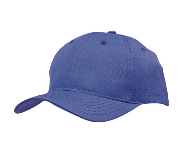 Breathable Poly Twill with Circle Perforations Cap