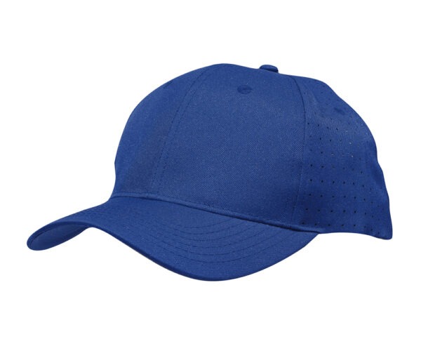 Breathable Poly Twill with Circle Perforations Cap