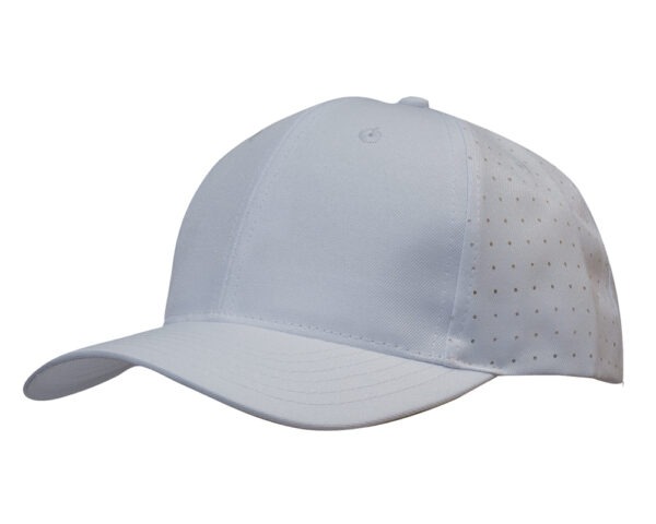 Breathable Poly Twill with Circle Perforations Cap