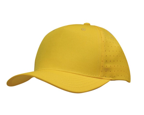 Breathable Poly Twill with Circle Perforations Cap