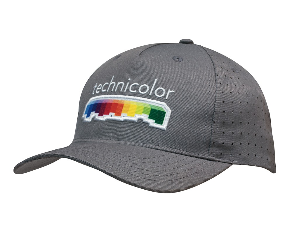 Breathable Poly Twill with Circle Perforations Cap