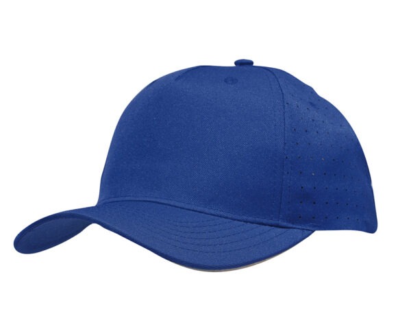 Breathable Poly Twill with Circle Perforations Cap