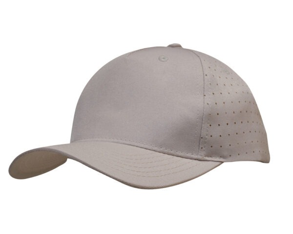 Breathable Poly Twill with Circle Perforations Cap