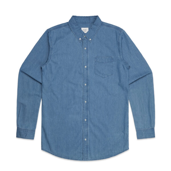 Mens Blue Denim Shirt - 5409