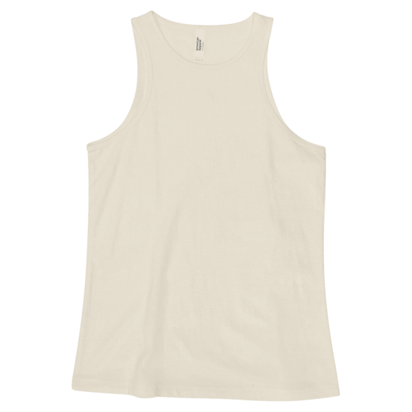 American Apparel CVC Womens Racerneck Tank Heather Bone