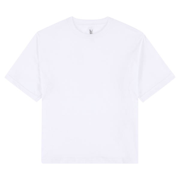 American Apparel Women's Fine Jersey Boxy T-Shirt White