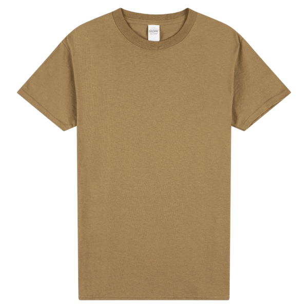 Gildan Ultra Cotton Adult T-Shirt Prairie Dust/Coyote Brown