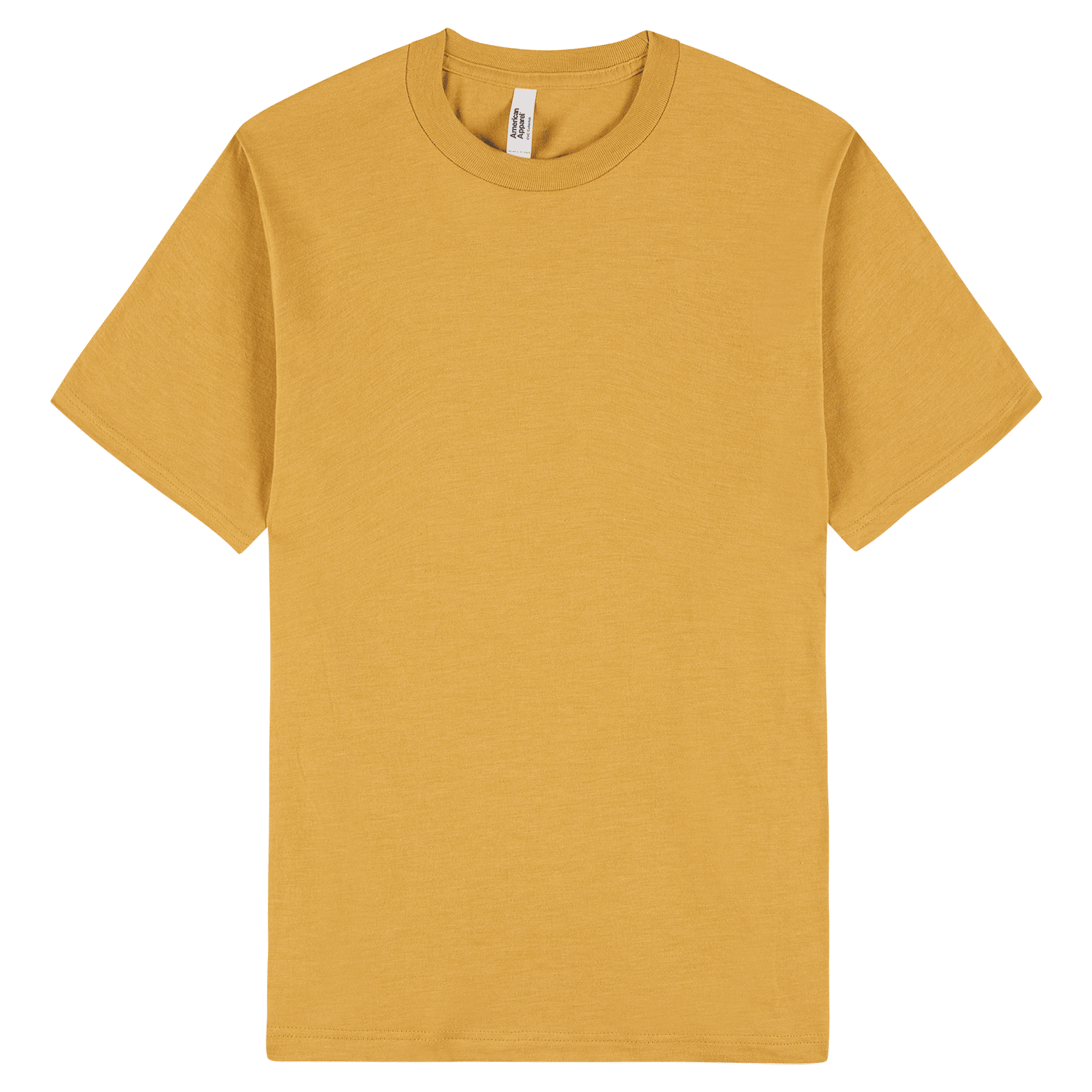 American Apparel Unisex CVC Short Sleeve T-Shirt Heather Mustard