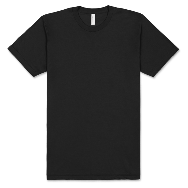 American Apparel Unisex Fine Jersey Short Sleeve T Black