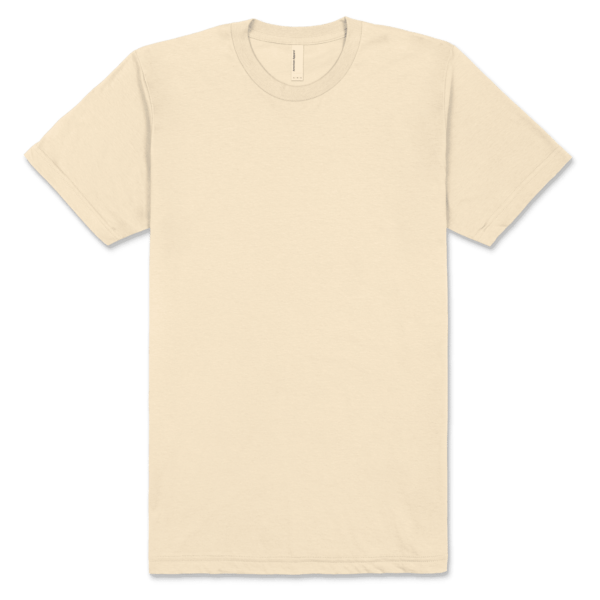 American Apparel Unisex Fine Jersey Short Sleeve T CREAM