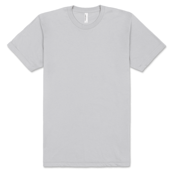 American Apparel Unisex Fine Jersey Short Sleeve T New Silver