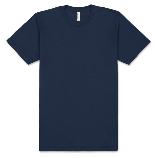 American Apparel Unisex Fine Jersey Short Sleeve T Navy