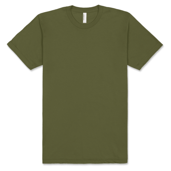 American Apparel Unisex Fine Jersey Short Sleeve T Olive