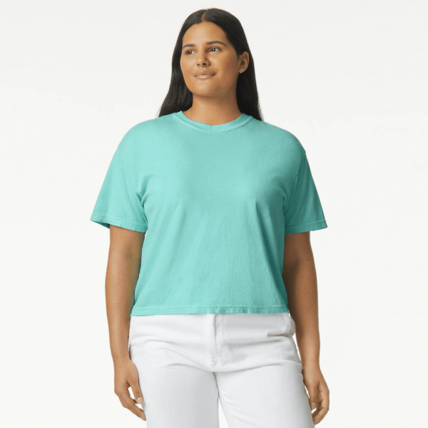 Comfort Colors Women's Heavyweight Boxy T-shirt Chalky Mint