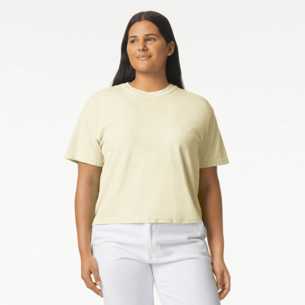 Comfort Colors Women's Heavyweight Boxy T-shirt Ivory