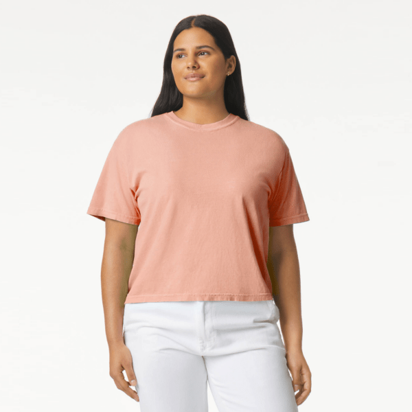 Comfort Colors Women's Heavyweight Boxy T-shirt Peachy