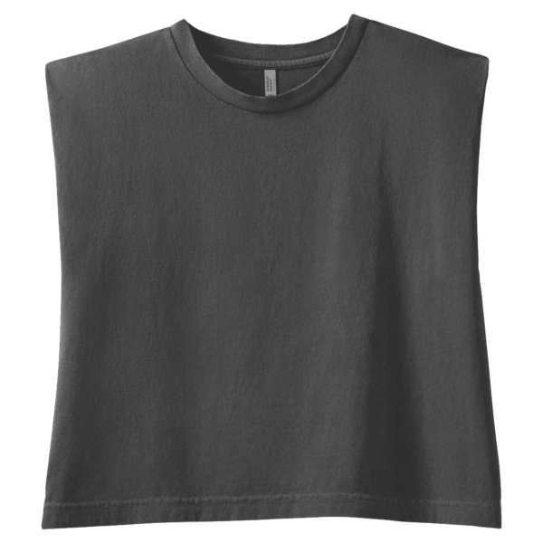 American Apparel Women's Muscle T-shirt FADED BLACK