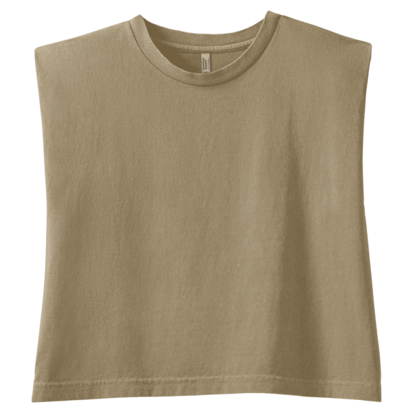 American Apparel Women's Muscle T-shirt FADED BROWN