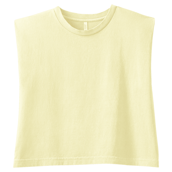 American Apparel Women's Muscle T-shirt Faded Cream