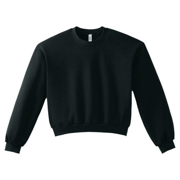 American Apparel Reflex Fleece Women's Crewneck Sw Black