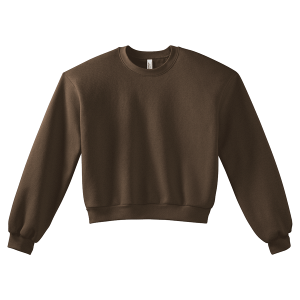 American Apparel Reflex Fleece Women's Crewneck Sw Brown