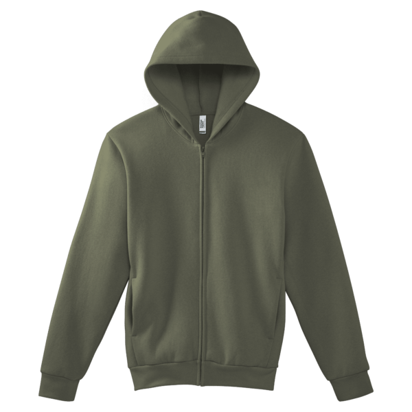 American Apparel Reflex Fleece Unisex Full Zip Hoo Lieutenant