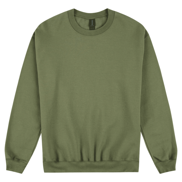 Gildan Softstyle Adult Sweatshirt Military Green