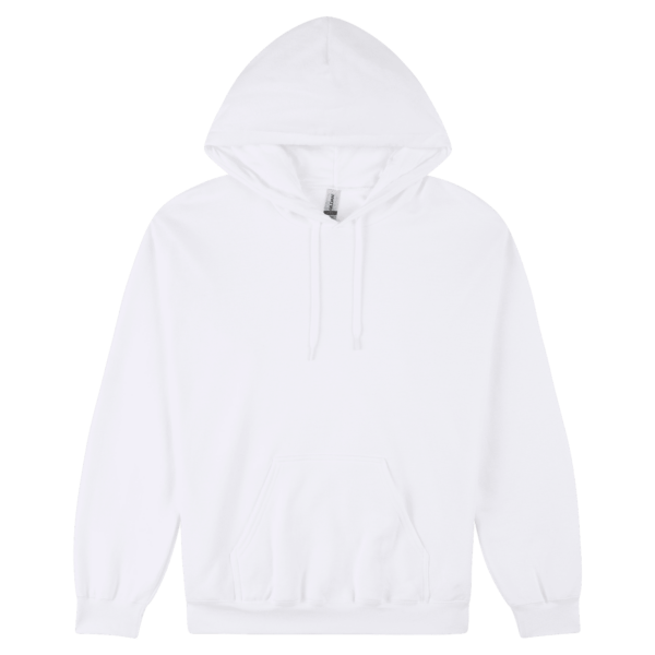 Gildan Softstyle Adult Hooded Sweatshirt White