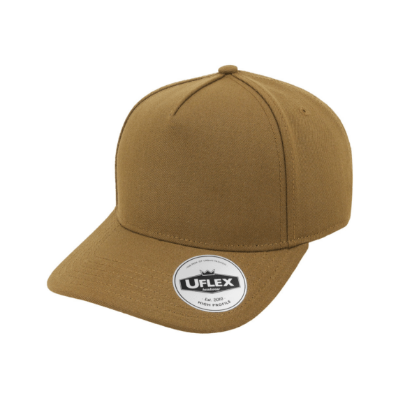 UFlex High Profile 5 Panel Snap Back Wheat