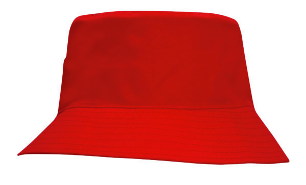 Breathable Poly Twill Youths Bucket Hat